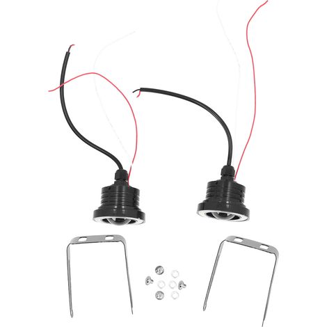 Phare antibrouillard avant 30 W, 6,35 cm (2,5 pouces), étanche IP65, 1200 lm, LED blanche universelle, anneau extérieur, 12 V (1/3)