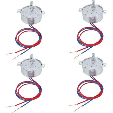 4x Wechselstrom-Synchronmotor 220V-240V 4W 3RPM CCW/CW 20mm dick (1/5)