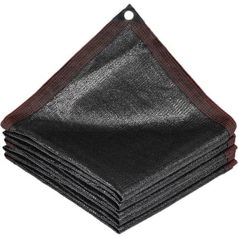 Filet de protection solaire - 2 x 6 m - 90 à 95 % de protection UV - Avec œillets en métal - Tissu d'ombrage résistant à la déchirure - Pour abri de voiture, jardin, serre et chenil pour chien (1/5)