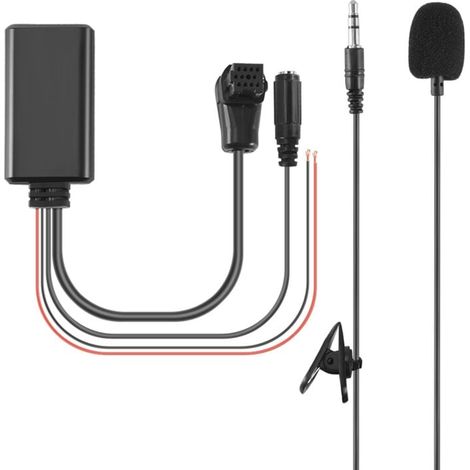 Adattatore per telefono cellulare con microfono e cavo Aux Bluetooth 5.0 per auto, per radio IP-BUS P99 P01 (1/4)