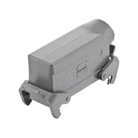 Custodia volante laterale 2 leve 24 poli con ingresso Pg21 per connettori SCA930.0241530
