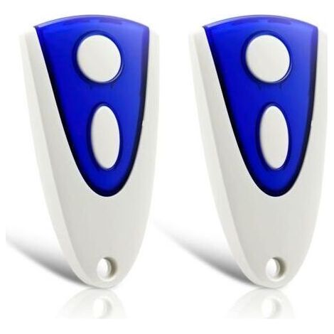 Lot de 2 pièces de rechange pour émetteur manuel Novotron 502, ouvre-porte de garage 433,92 MHz, 2 canaux, télécommande compatible avec l'émetteur manuel Novoferm 502 MAX43-2, Novotron 512 MIX43-2 (1/5)