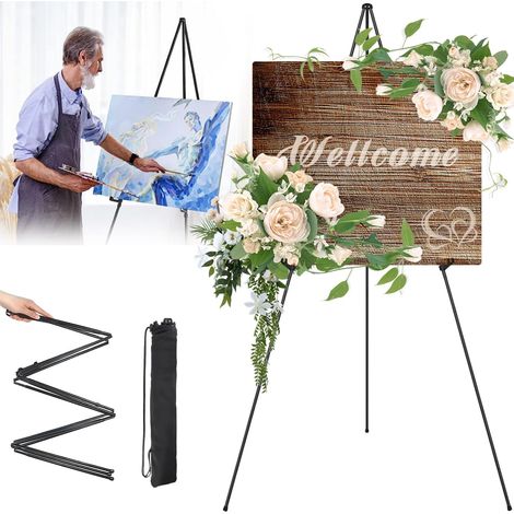 Caballete para póster de artista de bodas de 169 cm (1/5)