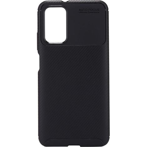 Coque souple pour Poco M3 - Motif carbone - Noire - Étui de protection (1/4)