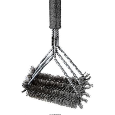 Brosse pour barbecue - Outil de nettoyage. Accessoires pour barbecues électriques, à gaz et à charbon. Acier inoxydable - AquaForge