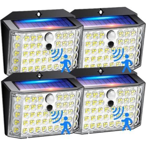 Outdoor Solar Light with Motion Sensor, 246LED+2000LM+270° Outdoor Solar Light, 3 Outdoor Solar Lighting Modes, 8-12h Use Outdoor Solar Light+IP65 Waterproof (1/5)