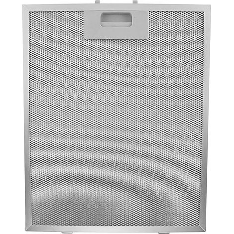 Filtre à graisse métallique pour hotte de cuisine 230 x 260 x 9 mm Filtre de flux d'air pour ventilation de cuisine Élimine les odeurs (1/5)