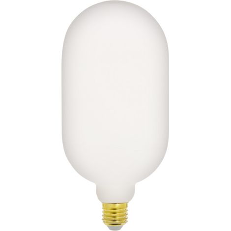 Ampoule LED déco éclairante Gas bottle Opaline au verre lacté, culot E27, 8W cons. (60W eq.), 806 lumens, lumière blanc neutre (1/8)