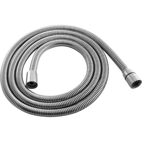 PaulGurkes Flexible Douche 200cm Tuyau Métallique Argent