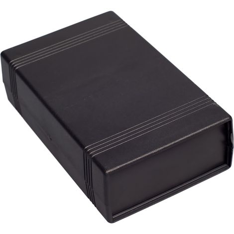 Boîtier RS PRO en ABS, 146 x 91 x 43.3mm, Noir IP30 ( Prix pour 1 ) (1/3)