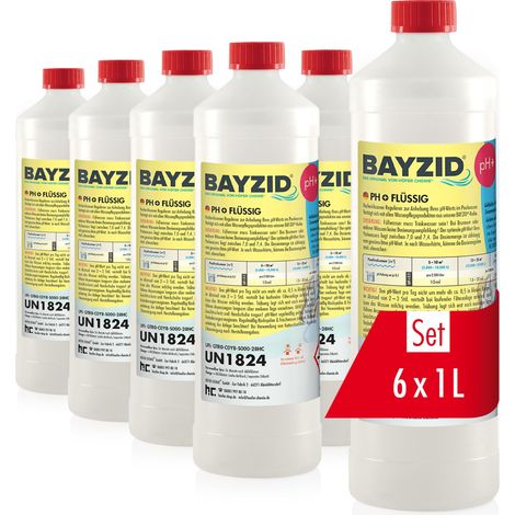 6x 1 kg BAYZID® pH Plus flüssig