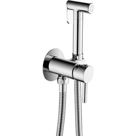 Verchromter, druckfester und auslaufsicherer Bidet-Duschkopf für Stoffwindeln und Badezimmer. Einfache Installation, aus robustem Messing.