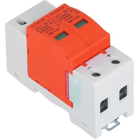 Dispositif de protection contre les surtensions 2P pour panneaux photovoltaïques CC 20-40 kA 1000 V LT1-40 (1/5)