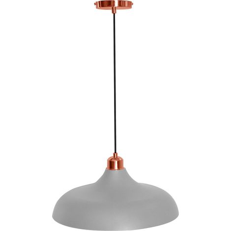 Design-Deckenlampe - Metall-Pendelleuchte - Enar Grau