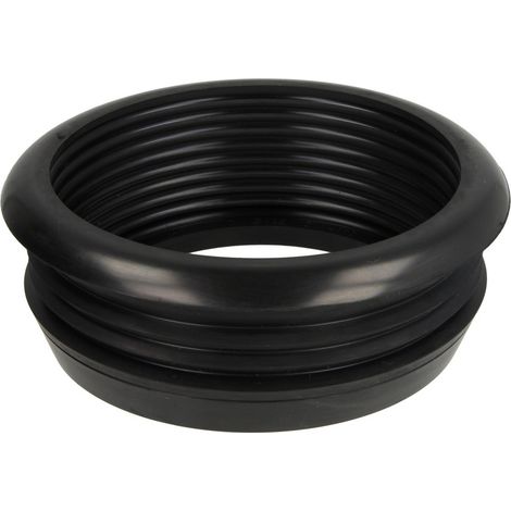 Raccord en caoutchouc cannelé DN125 diamètre 133 mm int. x diamètre 155 mm ext.