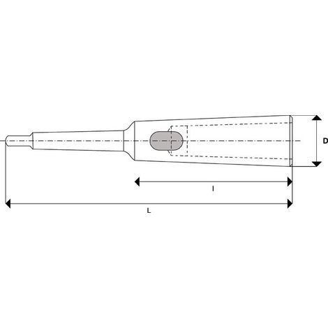 Cone Morse reduction prolongee 3 - 2 cm