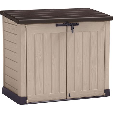 Baule da Esterno Keter Store-it-Out Max 145,5x82x125 cm in Resina Beige (1/5)