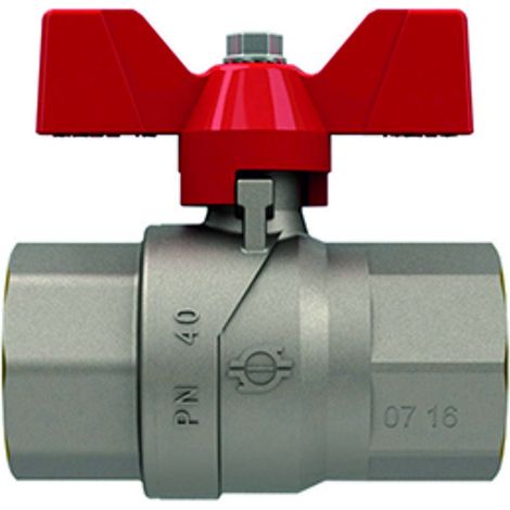 Valvola A Sfera F/F Con Maniglia A Farfalla "Evolution" - FF 1/2" - pressione esercizio 50 bar - 6 pz