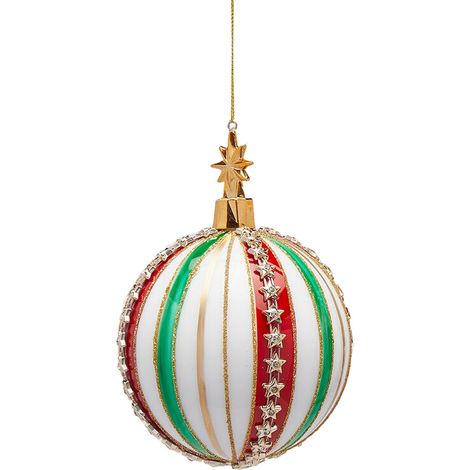 Pallina per albero di Natale "Stelle" da Ø 10 x 19h cm -Tondo (1/2)