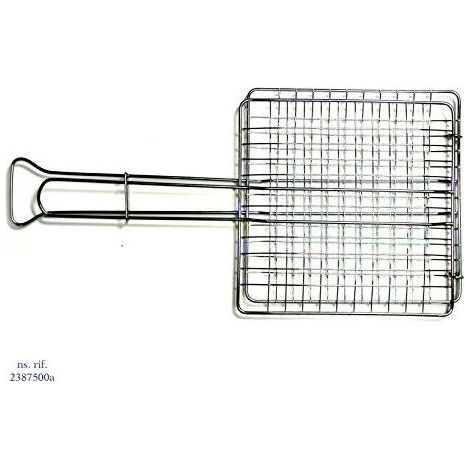 GRATICOLA DOPPIA INCROCIATA CM 37X27 CROMO