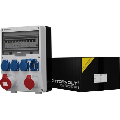 Doktorvolt DV-6916-F quadro di distribuzione grigio 12 moduli (1/3)