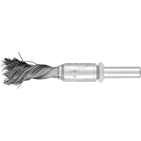 PFERD TOOLS SINGLETWIST Pinselbürste gezopft PBGS Ø12 mm Schaft-Ø6 mm Stahl-Draht-Ø0,20 10 Stk (1/4)