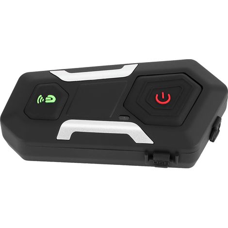 Casque moto intercom Bluetooth haut-parleur avec micro-casque 1200 mètres 3 connexions simultanées