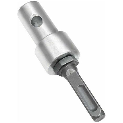 Adaptateur de perceuse à tarière de jardin, SDS Plus à filetage 1/2" (M13 x 15 mm) adaptateur de mandrin de perceuse sans clé tige ronde pour tournevis à percussion, perceuse à percussion (1/4)