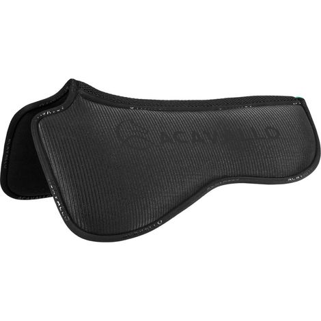 taglia unica, nero totale: Compensatore flat da dressage in memory foam con garrese sagomato e 3D spacer spine (1/5)