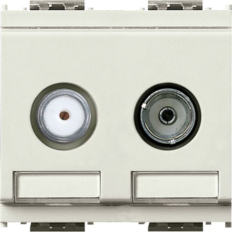 VIMAR - 16307.01.B Presa TV-RD-SAT diretta 2 uscite bianco