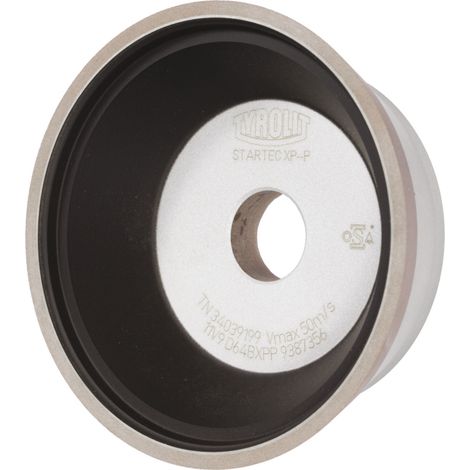 TYROLIT Diamant-Topf-Schleifscheibe STARTEC XP-P DxTxH (mm), 100x35x20, Typ: D64 (1/2)