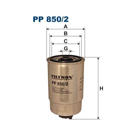 Kraftstofffilter PP850/2 Filtron