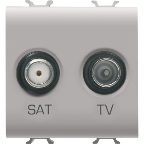 PRISE TV+SAT 2M BEIGE GEWISS GW13383