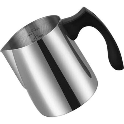 Olla para verter cera de velas, olla para derretir cera de 900 ml, jarra para verter cera de 900 ml, kit de acero inoxidable para hacer velas (1/4)