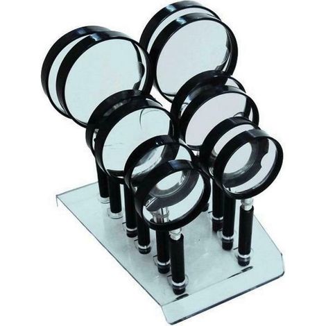 Vigor-Blinky EXPO Lenti di ingrandimento Blinky Set 12 pezzi 60 mm 75 mm 90 mm colore Nero
