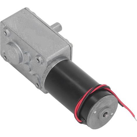 Moteur électrique à engrenage à vis sans fin autobloquant 12 V CC, arbre unique, réduction de vitesse, 634JSX 31ZY, 250 tr/min (1/5)
