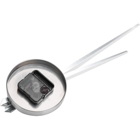 Moderne und innovative Acryl-Wanduhr, Selbstmontage erforderlich, silberfarben. (1/5)