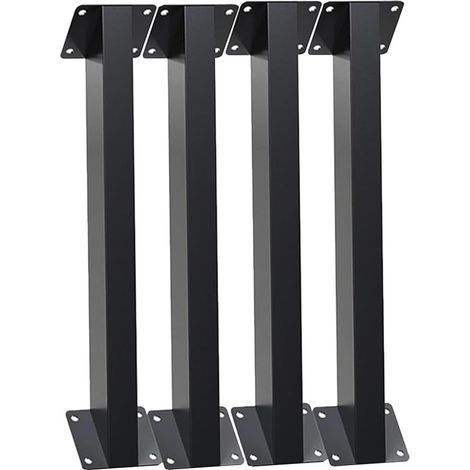 Support d'angle à 45 degrés, kit de Support de connecteur Robuste pour Gazebo, Patio, pergola, cabane,Noir,4pieces (1/5)
