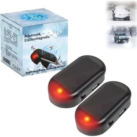 2PCS Dispositif antigel et de déneigement à Ondes électromagnétiques, Chauffages Cinétiques Moléculaires pour Dégivrage Voiture