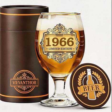 Beer Glass Deco Gifts Dad Grandpa Husband Tonton Brother Colleague Box (1/5)