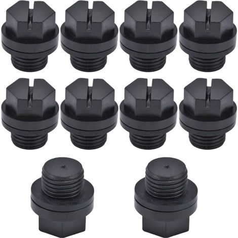Pool-Ablaufstopfen, 10 Stück. Ablaufstopfen, fein verarbeitet, einfache Bedienung, aus Gummi, kleines Volumen 1/4 Zoll. Poolstopfen. (1/4)