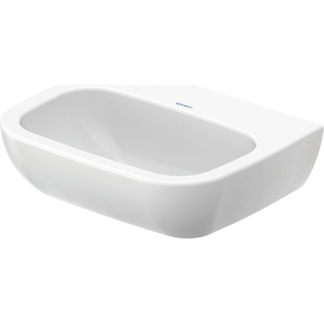Duravit D-Code Waschtisch, ohne Hahnloch und Überlauf, 550 × 430 (1/5)