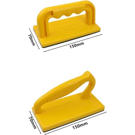 VURAHOME - Sécurité Push Block Bâton Pratique Bois Scie Poussoir Bâton Oblique et Droite Sécurité Push Block Outil À Bois pour Routeur Tables Jointers Shapers（2 pcs）- (1/4)