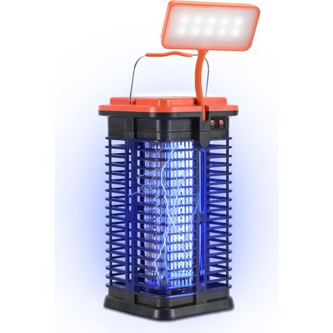 Randaco Lampada solare repellente per zanzare all'aperto ricaricabile USB 3 in 1 lanterne LED lampada solare portatile impermeabile IPX4 torcia da campeggio (1/5)