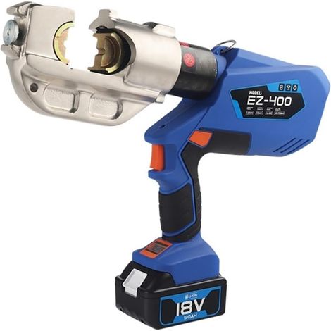 Pince hydraulique Rechargeable EZ-300/EZ-400, Outil de sertissage de Charge de sertissage hydraulique électrique avec sertissage d'écran d'affichage à LED(EZ-300)