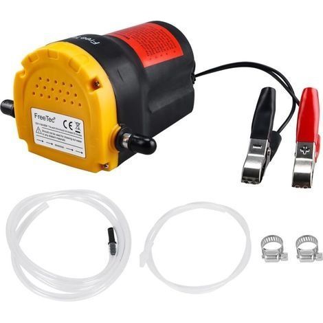 Pompe Vidange Huile Moteur, 12V 72W Pompe à Huile Électrique, pour l' Extraction de Diesel, pour Les Voitures, Les Camions, Les Bateaux et Les Motos (1/5)