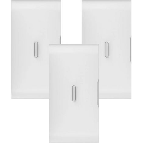 Daewoo Security - Pack de 3 détecteurs de vibration WVD301 - Déclenche votre système lorsqu'un coup est détecté - Compatible Touch, Touch XL & Vigilia (1/4)