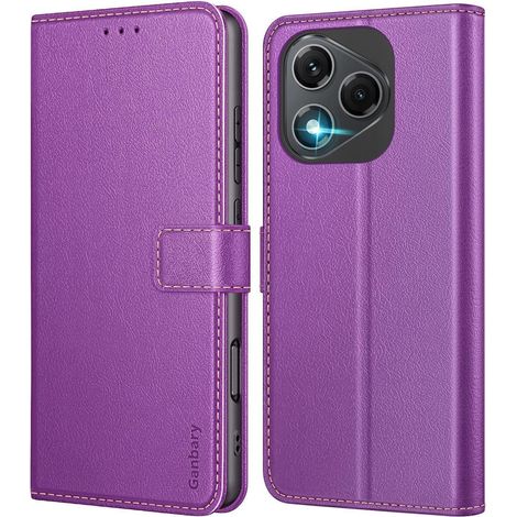 Handyhülle Honor 400 Lite Klapphülle Honor 400 Lite Lila (1/5)