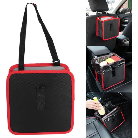 Sac poubelle multifonction pour siège auto, étanche, organisateur de rangement universel, accessoires (1/5)