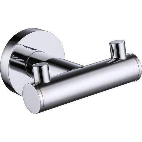 Porte peignoir 001 chromé 100% en laiton collection Erymanthe